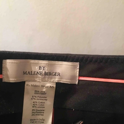 Pre-owned By Malene Birger Black Polyester Shorts
