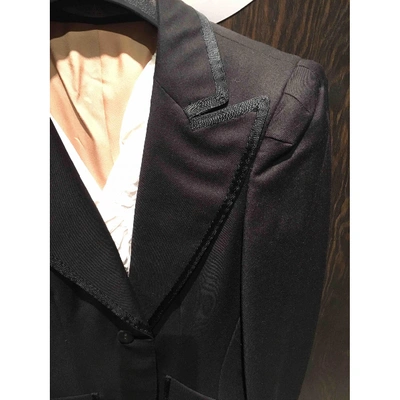 Pre-owned Bottega Veneta Wool Suit Jacket In Black