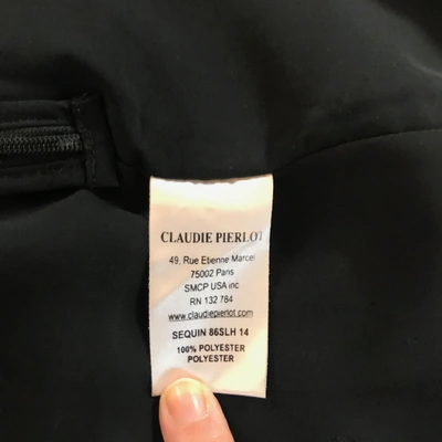 Pre-owned Claudie Pierlot Black Glitter Skirt
