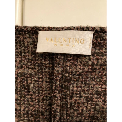 Pre-owned Valentino Wool Mid-length Dress In Other