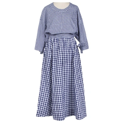 Pre-owned Rosetta Getty Navy Cotton Dress
