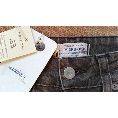 Pre-owned Mauro Grifoni Brown Denim - Jeans Jeans
