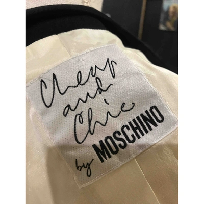 Pre-owned Moschino Cheap And Chic Wool Skirt In White