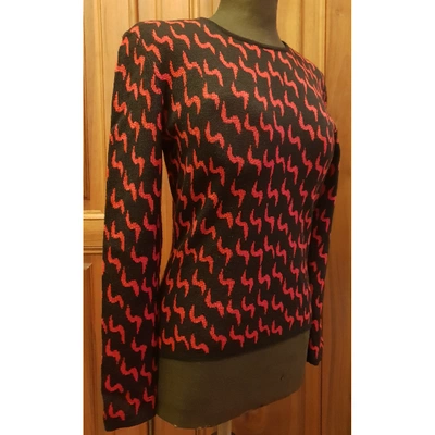 Pre-owned Emanuel Ungaro Wool Jumper In Black