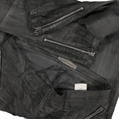 Pre-owned Pierre Balmain Grey Cotton - Elasthane Jeans