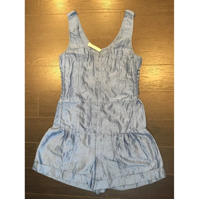 Pre-owned Stella Mccartney Silk Jumpsuit In Blue