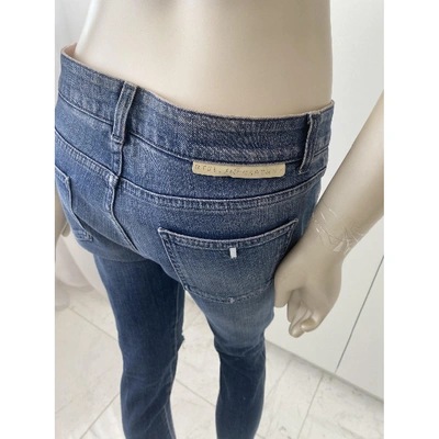 Pre-owned Stella Mccartney Straight Jeans In Blue