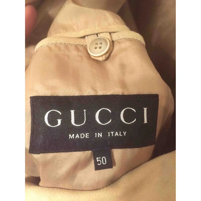 Pre-owned Gucci Vest In Beige