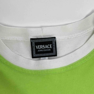 Pre-owned Versace Green Cotton T-shirt