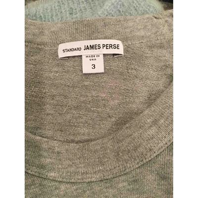 Pre-owned James Perse Grey Cotton Knitwear & Sweatshirts