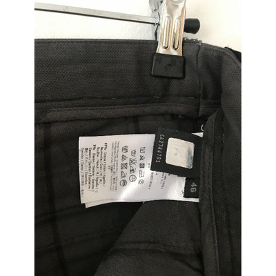 Pre-owned Fendi Brown Cotton Trousers