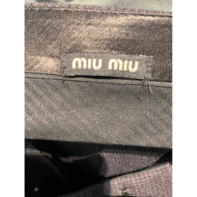Pre-owned Miu Miu Grey Suits