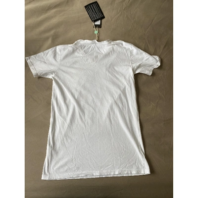 Pre-owned Balmain White Cotton T-shirt