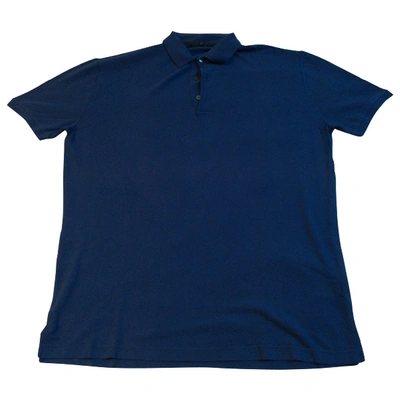 Pre-owned Zanone Polo Shirt In Blue