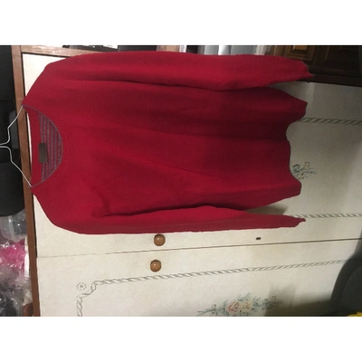 Pre-owned Altea Wool Pull In Red