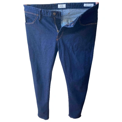 Pre-owned Pt01 Blue Cotton - Elasthane Jeans