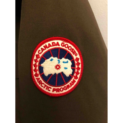 Pre-owned Canada Goose Montebello Khaki Coat