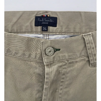 Pre-owned Paul Smith Straight Jeans In Beige