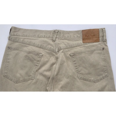 Pre-owned Paul Smith Straight Jeans In Beige