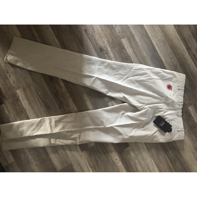 Pre-owned Pt01 Beige Trousers