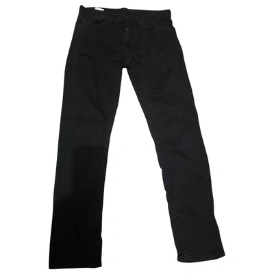 Pre-owned Levi's Black Cotton - Elasthane Jeans