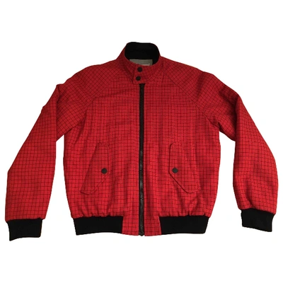 Pre-owned Andrea Pompilio Wool Jacket In Red