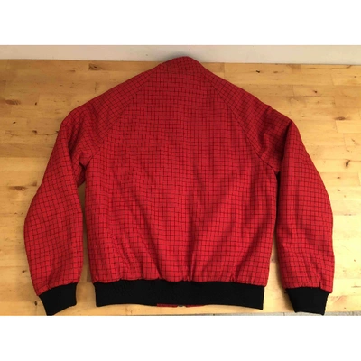 Pre-owned Andrea Pompilio Wool Jacket In Red