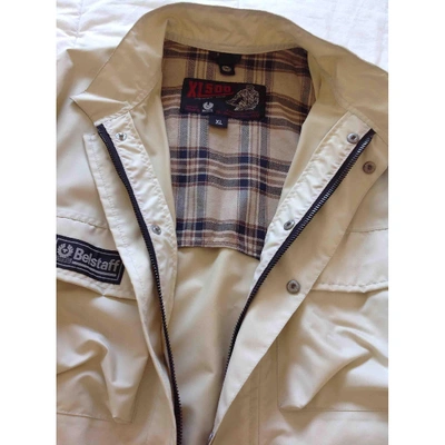 Pre-owned Belstaff Jacket In Ecru