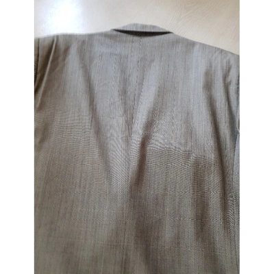 Pre-owned Valentino Silk Vest In Grey