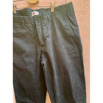 Pre-owned Prada Trousers In Black