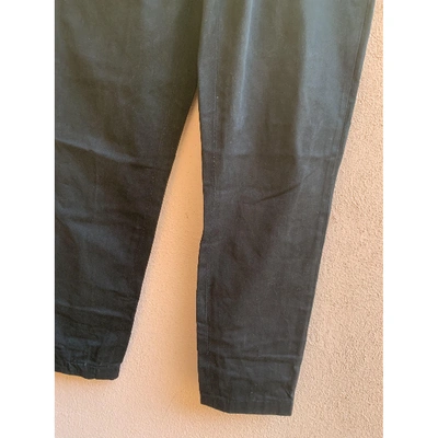 Pre-owned Prada Trousers In Black