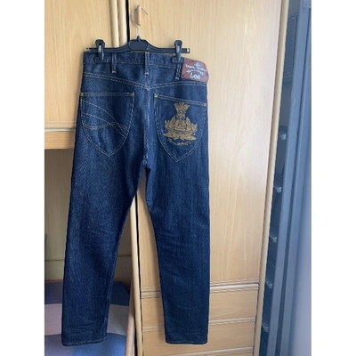 Pre-owned Vivienne Westwood Anglomania Blue Cotton Jeans