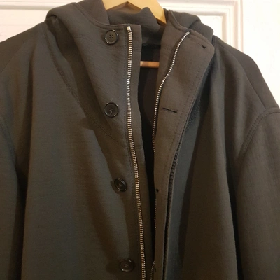 Pre-owned Dior Anthracite Coat