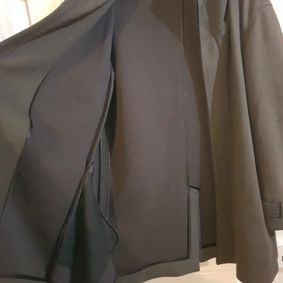Pre-owned Dior Anthracite Coat