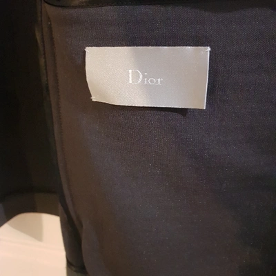 Pre-owned Dior Anthracite Coat