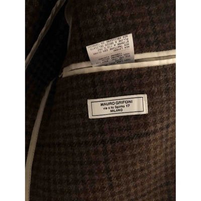 Pre-owned Mauro Grifoni Wool Vest In Brown