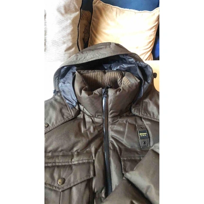 Pre-owned Blauer Puffer In Green
