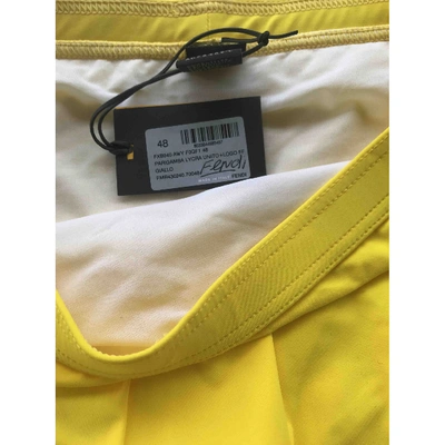 Pre-owned Fendi Swimwear In Yellow