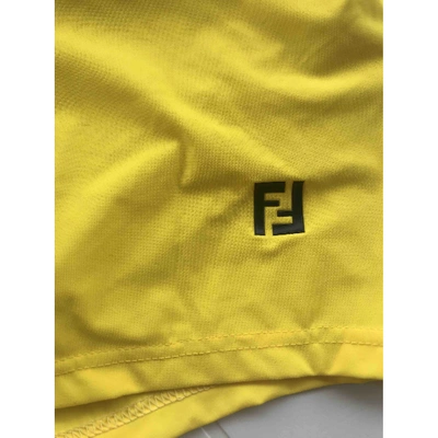 Pre-owned Fendi Swimwear In Yellow