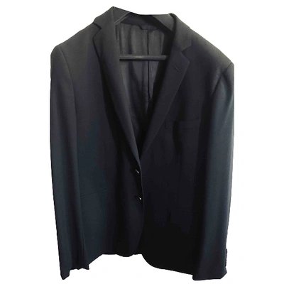 Pre-owned Tonello Black Wool Suits