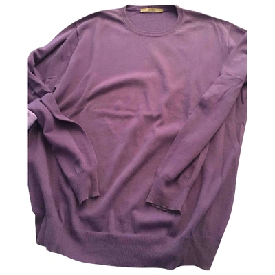 Pre-owned Emanuel Ungaro Purple Cotton Knitwear & Sweatshirts