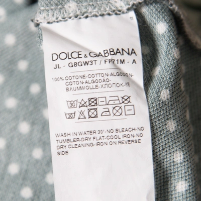 Pre-owned Dolce & Gabbana Green Cotton Polo Shirts