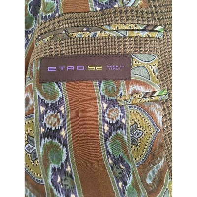 Pre-owned Etro Brown Wool Jacket