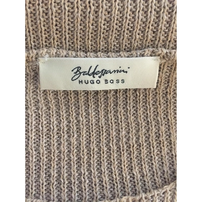 Pre-owned Baldessarini Beige Linen Knitwear & Sweatshirts