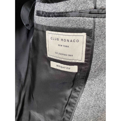 Pre-owned Club Monaco Wool Jacket In Grey