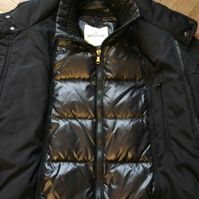 Pre-owned Moncler Puffer In Blue