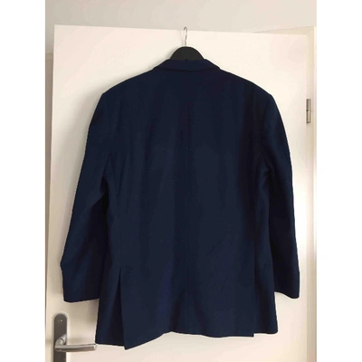 Pre-owned Courrèges Cashmere Vest In Blue