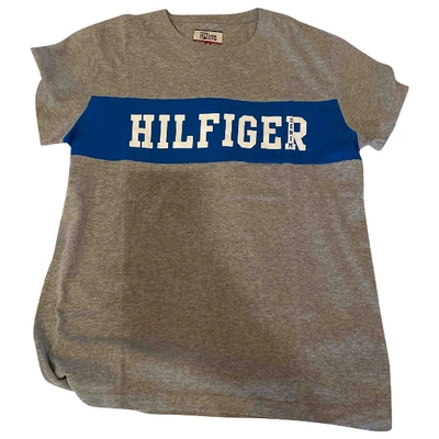 Pre-owned Tommy Hilfiger Grey Cotton T-shirts