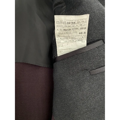 Pre-owned Z Zegna Wool Vest In Anthracite