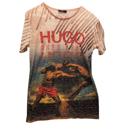 Pre-owned Hugo Boss Multicolour Cotton T-shirt